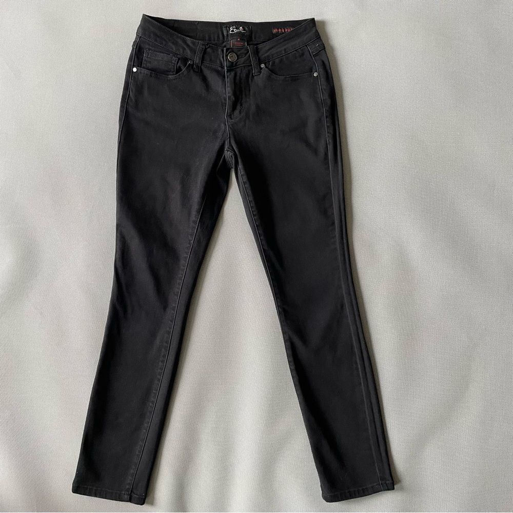 Earl Jeans Black Skinny Ankle Denim Jeans Women’s Size 4